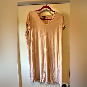 Eileen Fisher Soft Pink-Beige V-Neck Tunic